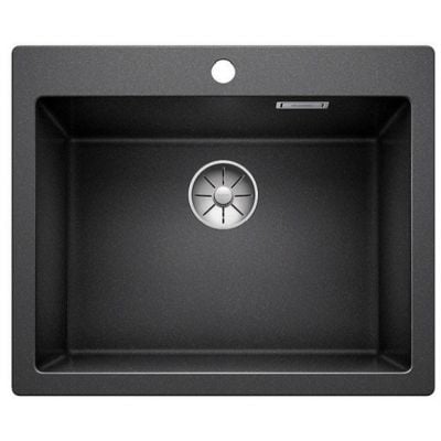 Blanco Pleon 6 kjøkkenvask i granitt antrasitt 615x510 mm med én kum sett ovenfra