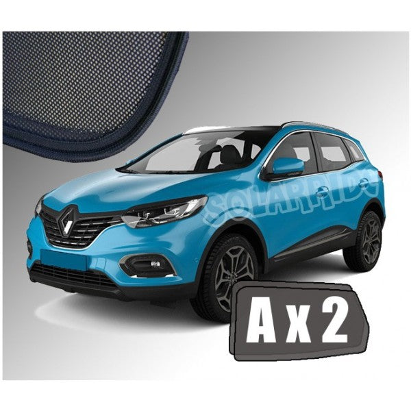 Sr solskjerm i akryl til Renault Kadjar 2015-2022, vindavviser og regnbeskyttelse