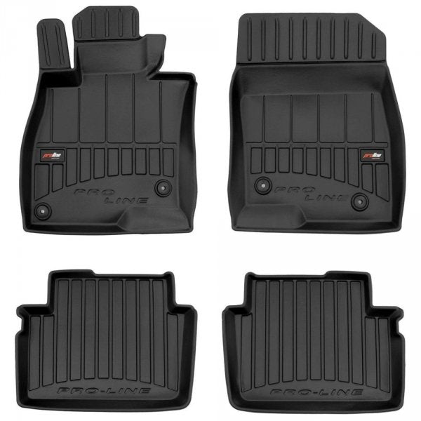 Frogum 3D Premium gulvmatter til Mazda 6 III (GJ/GL) Stasjonsvogn 2012-2024 – TPE, svart, sett á 4