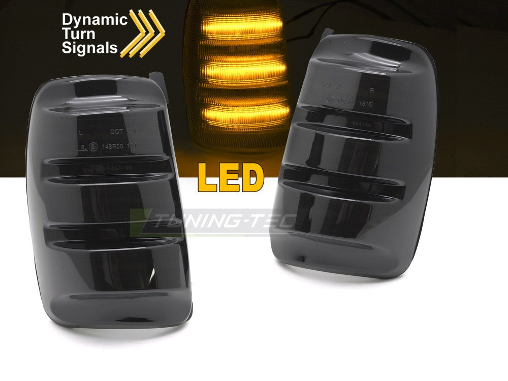 Ford Transit speilblinklys røykfarget LED