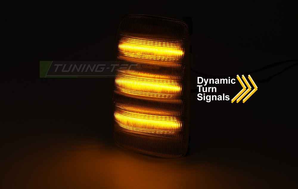 Ford Transit speilblinklys røykfarget LED