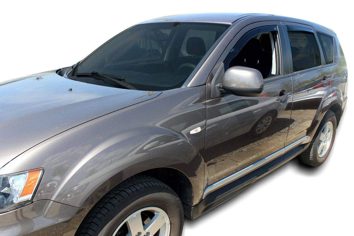 Heko vindavviser til Mitsubishi Outlander II / sett 4 stk. – PMMA Plexi