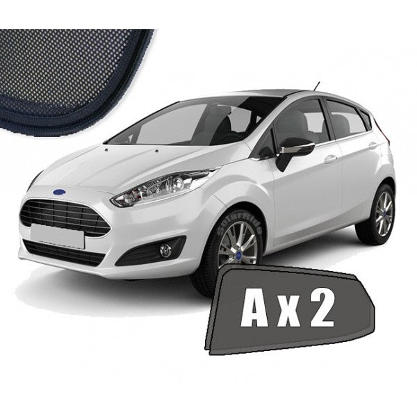 Sr solskjerm i akryl til Ford Fiesta Mk6 (2008-2017) med enkel montering og vindavvisende funksjon