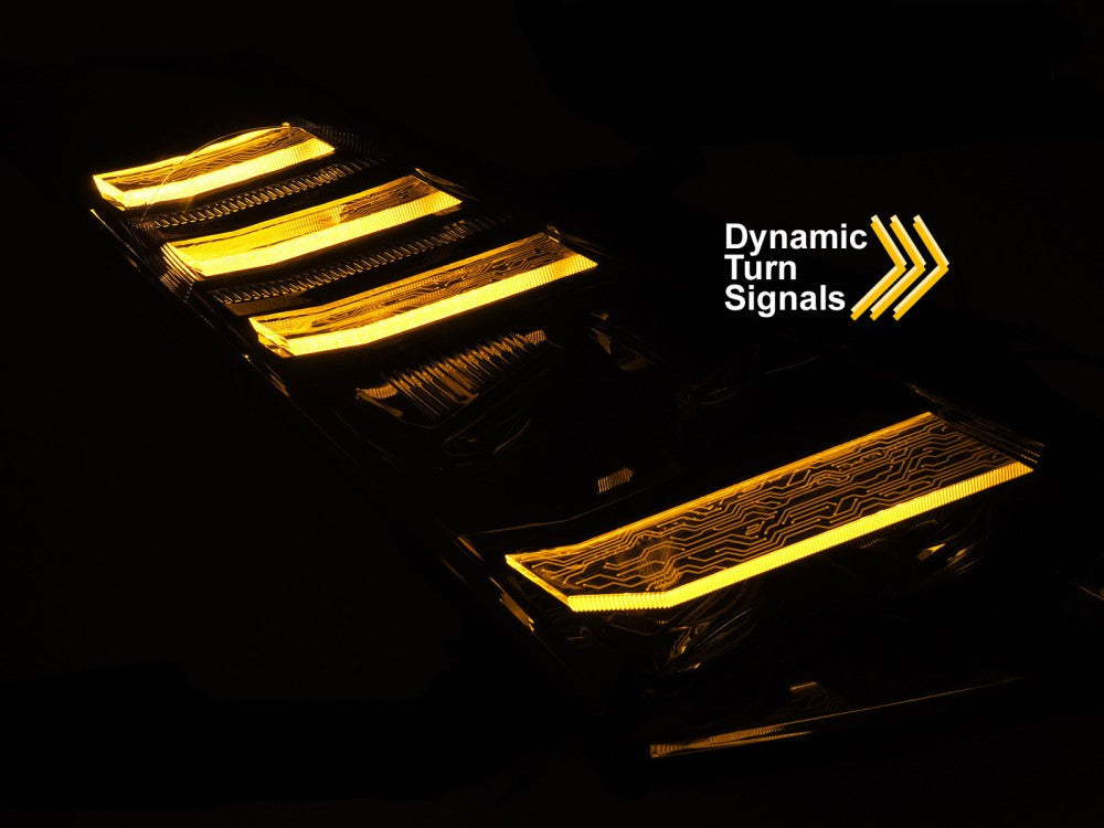 Nissan GT‑R Full LED frontlykter SEQ DRL