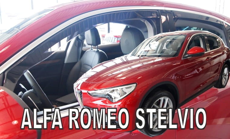 Heko vindavviser til Alfa Romeo Stelvio – røykfarget plexiglass
