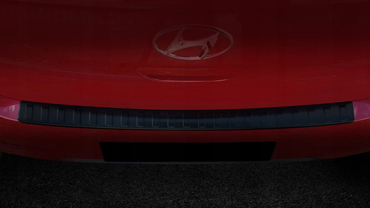 Avisa bakfangerbeskytter til Hyundai i10 III – rustfritt stål svart børstet