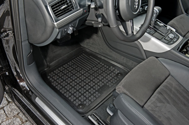 Rezaw-Plast gummimatter med høykant til Audi Q5 8R (2008-2016) – sett med 4, DEKRA-sertifisert