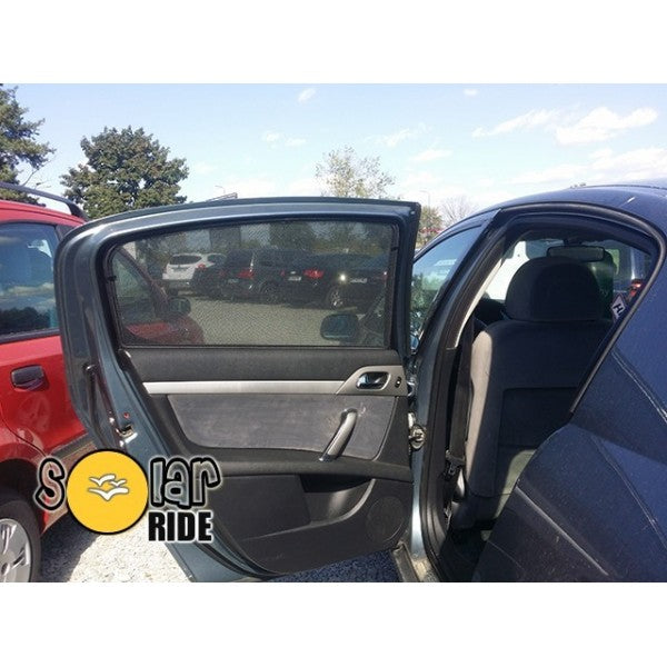 Solskjerm Peugeot 407 SEDAN (2004-2011) (2 stk) - sett bakfra