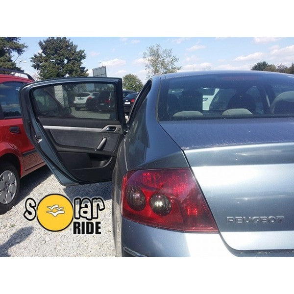 Solskjerm Peugeot 407 SEDAN (2004-2011) (2 stk) - sett forfra