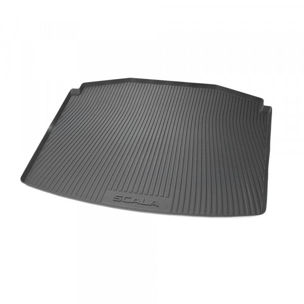 VAG OEM bagasjeromsmatte til Skoda Scala – TPE thermoplastic elastomer