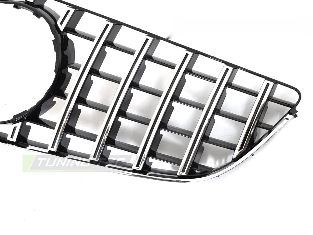 Grill Mercedes E-Klasse C207 13-17 sett fra siden, struktur synlig.