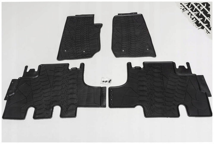Noname gulvmatter til Jeep Wrangler JK – høye kanter for smussbeskyttelse