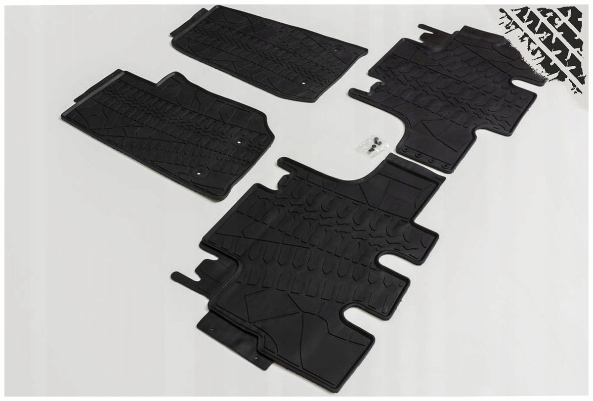 Noname gulvmatter til Jeep Wrangler JK – antiskli underlag