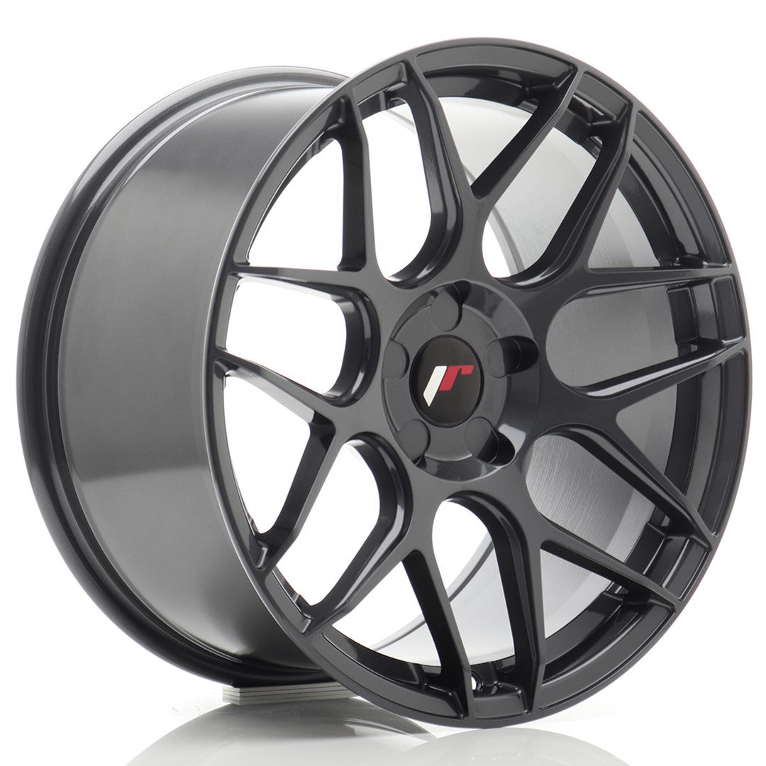 Felg JR Wheels JR18 18x9,5" Hyper Gray – sett forfra