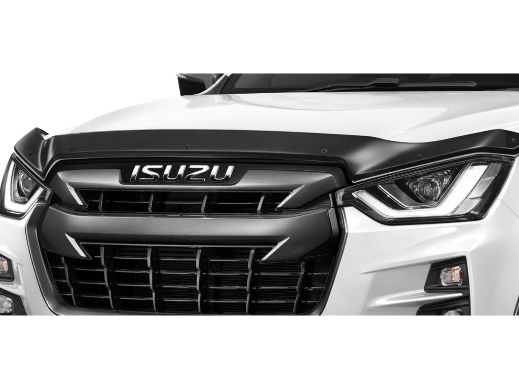 Isuzu panserbeskytter i akryl til Isuzu D-Max III som beskytter mot steinsprut og insekter
