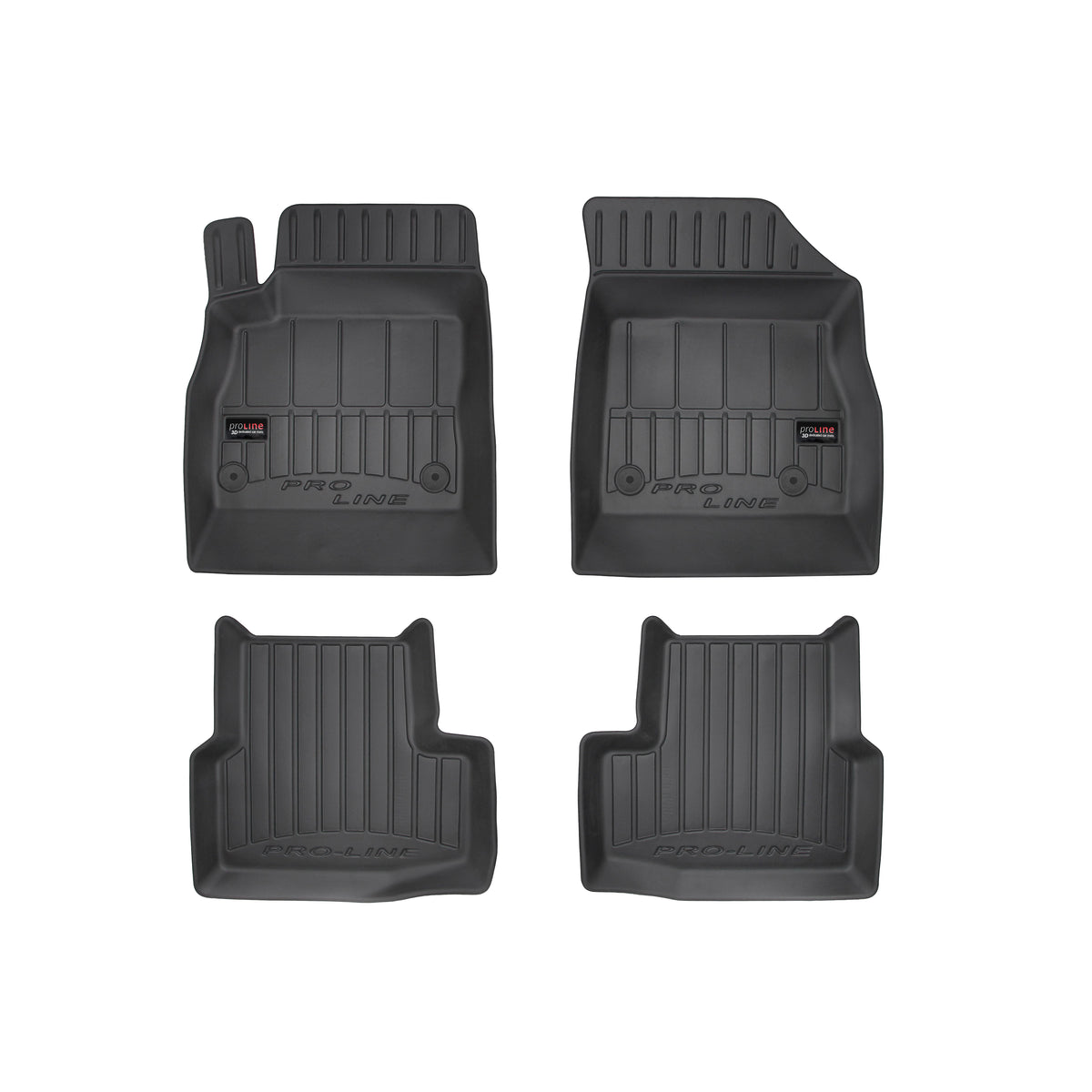 Frogum 3D Premium gulvmatter til Opel Astra K 2015-2022 – TPE, vanntette, høy kant, sett med 4 stk.