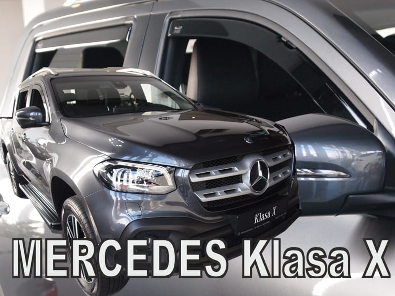 Heko vindavviser til Mercedes X-Klasse – PMMA Plexi svart
