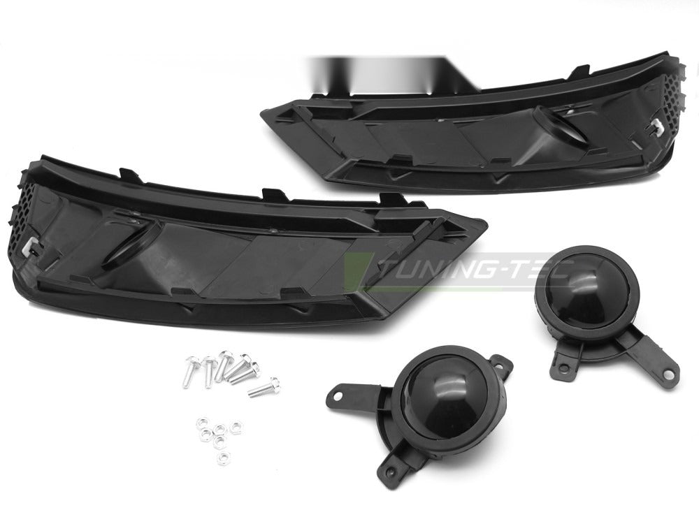 Tåkelys-deksel Audi A4 B9 15-19 med festedetaljer.