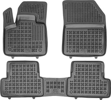 Rezaw-Plast TPE-gummimatter til Peugeot 3008 Plug-in hybrid (PHEV) II 2020-2024 – svart, 3-delers sett