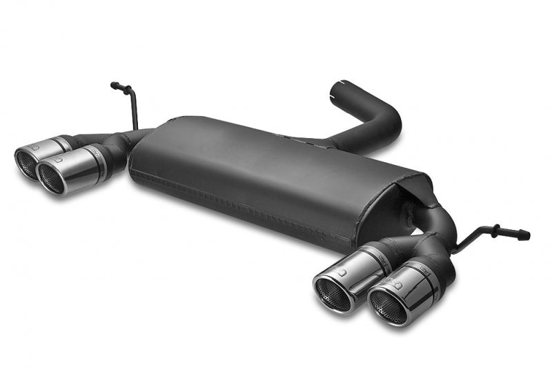 Sluttdemper duet Ulter Audi A3 8P Sportback aluminisert stal med polerte rustfri endepiper