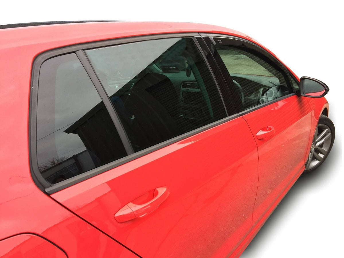 Vindavviser Vw Golf VII / e-Golf / sett 2 stk. (2012-2020) – PMMA Plexi - nærbilde
