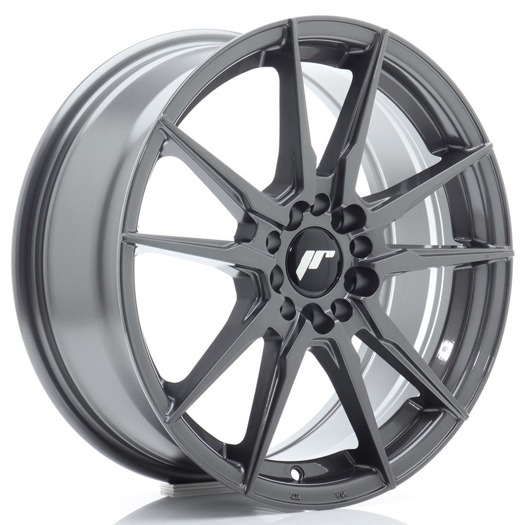 Felg JR Wheels JR21 17x7" Hyper Gray – sett forfra