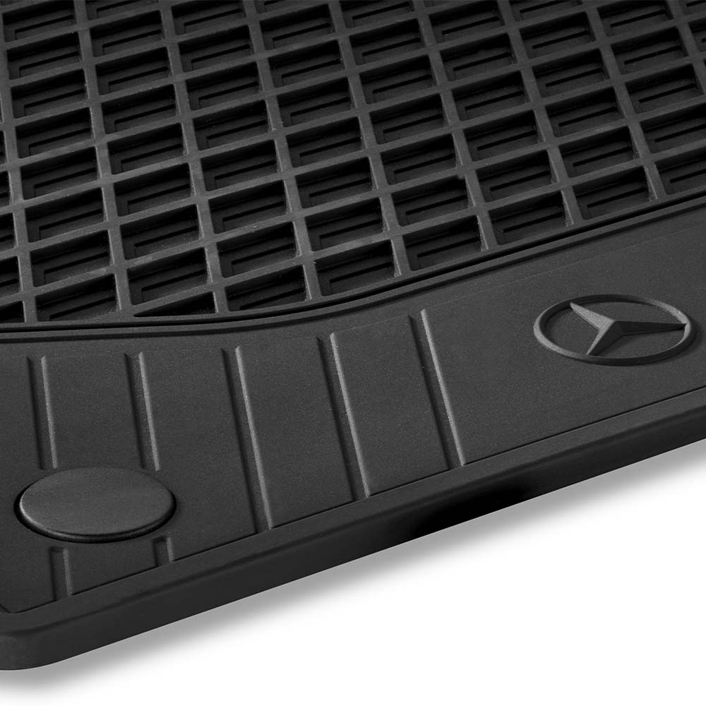 Gulvmatter Mercedes E (W213 / S213 / V213) / CLS (C257) – TPE Gummi | Mercedes OEM - sett bakfra