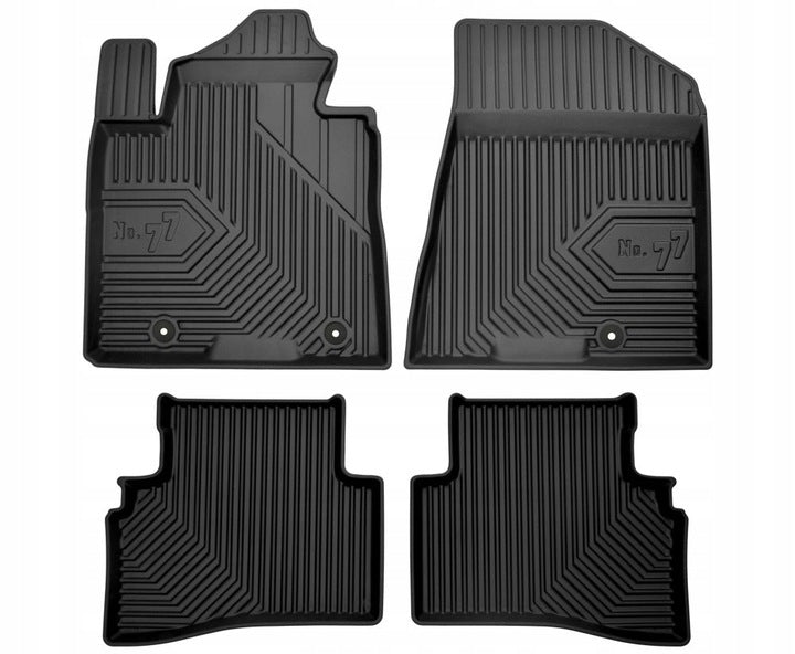 Frogum 3D Premium gulvmatter i TPE til Kia Sportage IV (2015-2018) – svart sett á 4 stk. med 40 mm sidekant