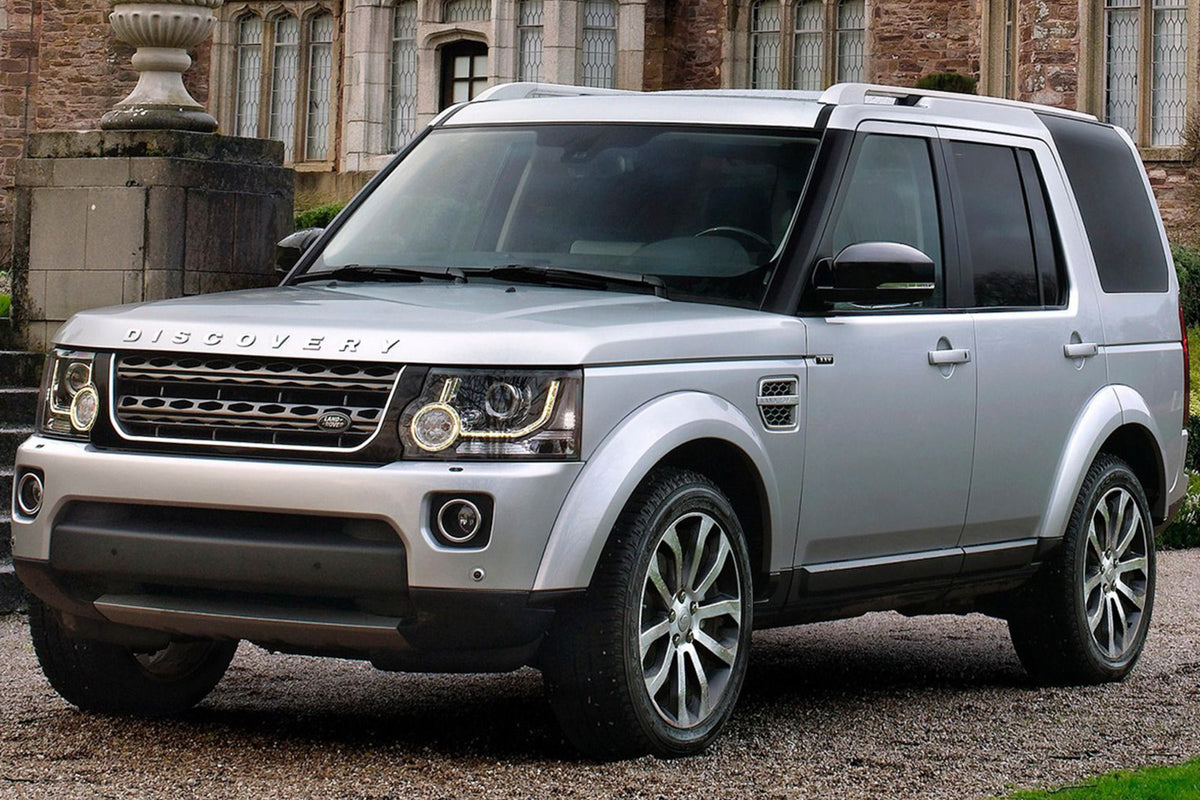 Takrails Ventshield til Land Rover Discovery 3 i aluminium og ABS, enkel montering og god passform