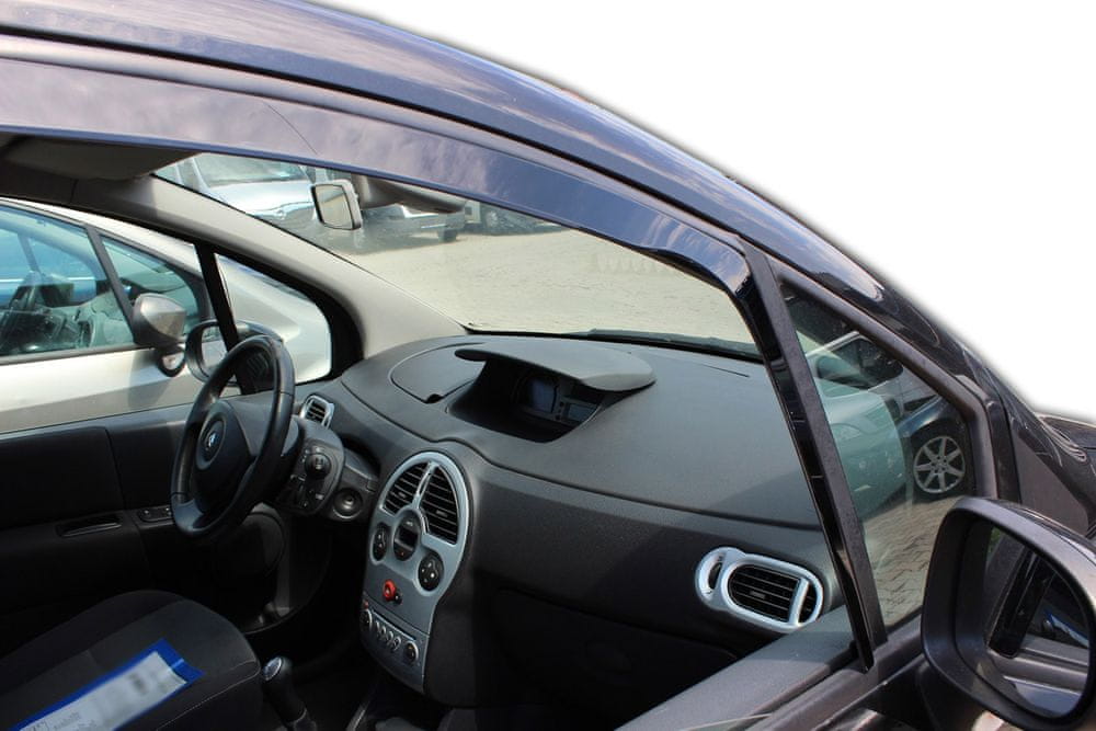 Heko vindavviser til Renault MODUS 5-dørs – sort transparent