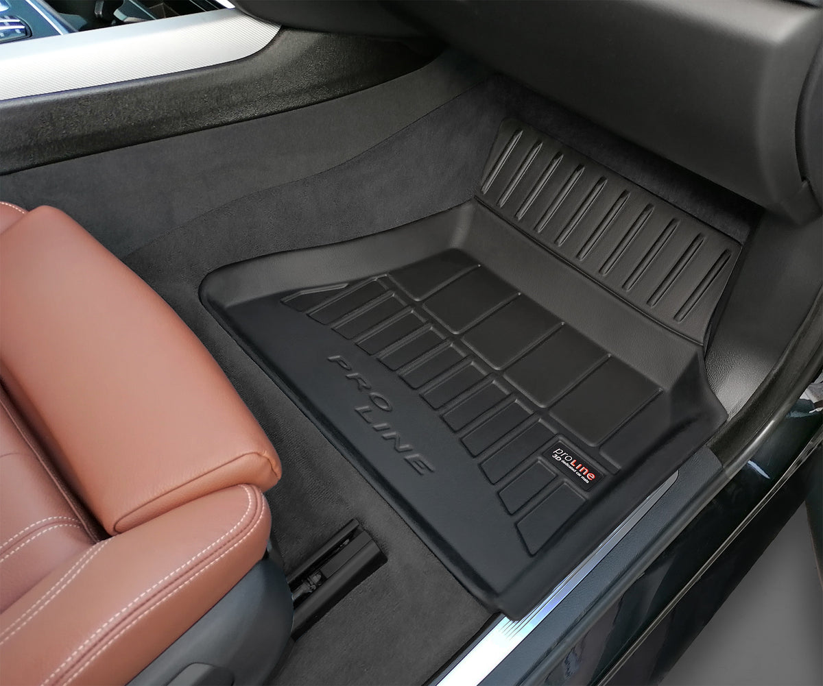 Gulvmatter Bmw X5 III (F15) / X6 (F16) (2013-2018) – 3D Premium med sidekant - sett forfra