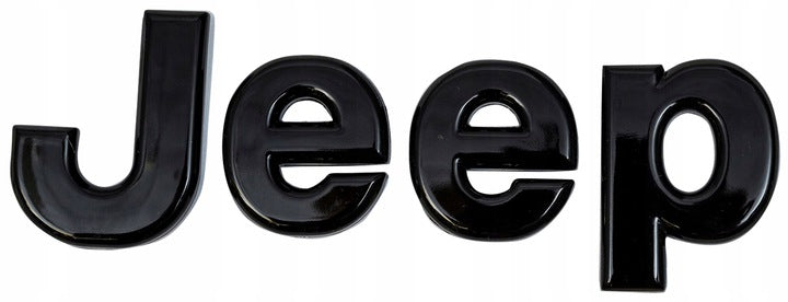 Emblem Jeep Sidemblem Wrangler Black - detaljer