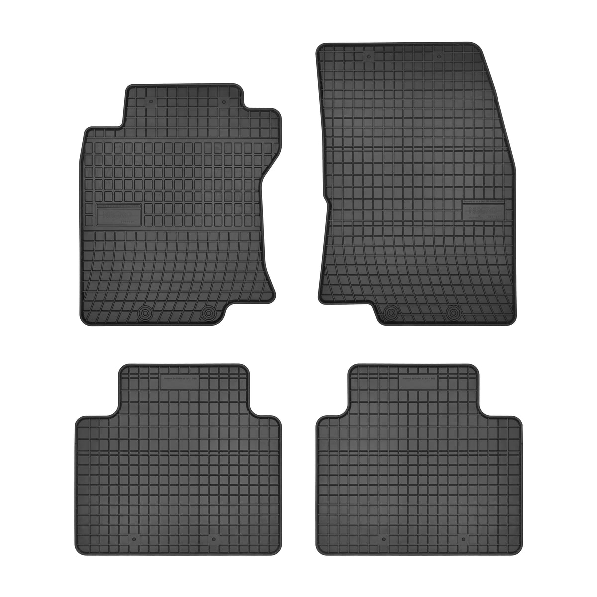 Frogum gummimatter til Nissan X-Trail III (T32) 2013–2021 – svart, vanntette, sett med 4