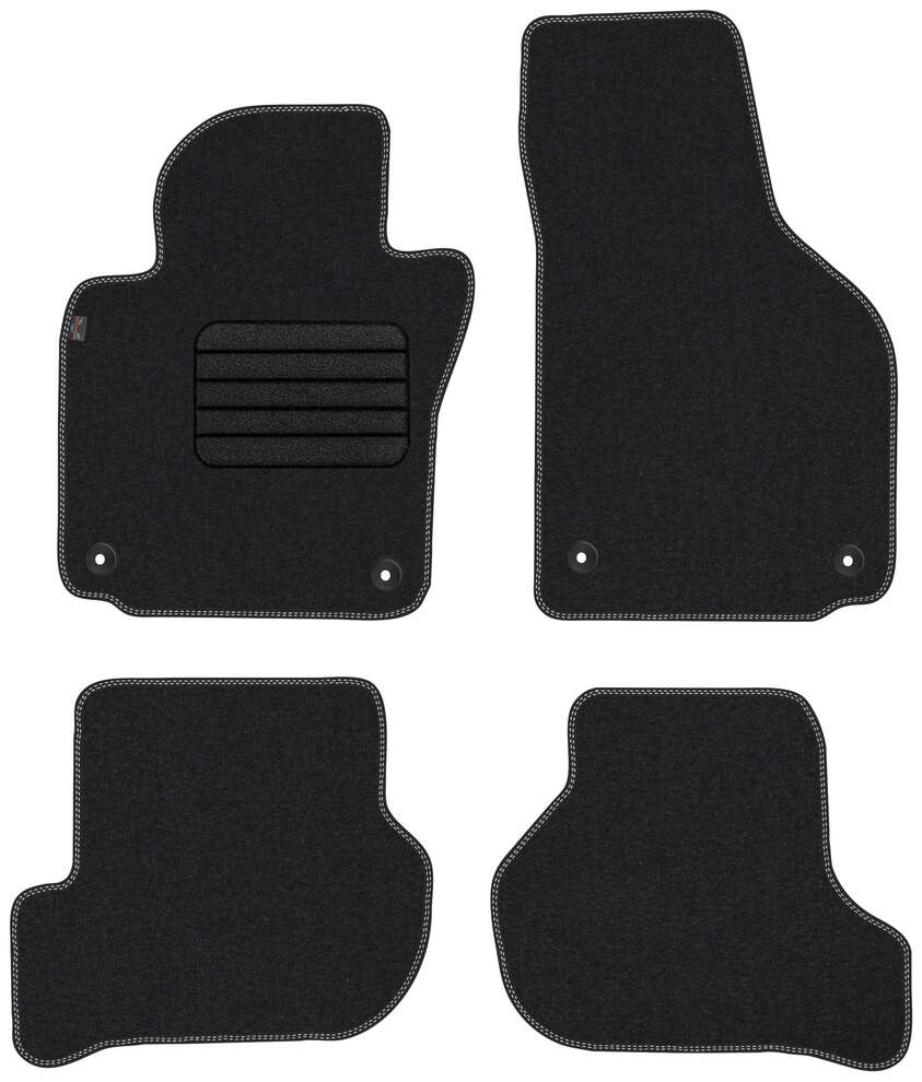 Unknown stoffmatter til Skoda Octavia II FL – premium tekstil