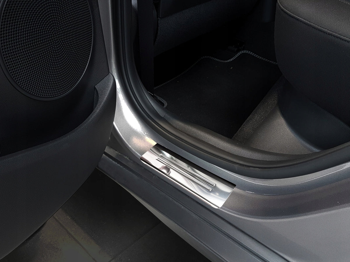 Avisa dørbeskytter til Hyundai Kona I / Kona Electric I – krom overflate