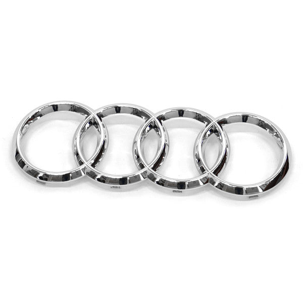 Emblem/logo til Audi A8/S8 (D5 4N) > / Audi Q2 / SQ2 GA / Audi Q8 2020-> i kromfarget ABS-materiale med original passform