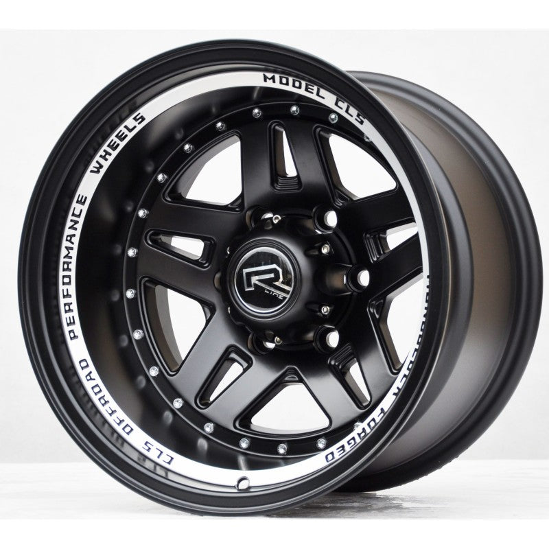 Felger 6x139,7 16x8,5 ET-27 110,1 svart matt