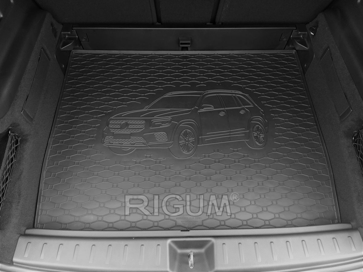 Rigum bagasjeromsmatte til Mercedes GLB (X247) / EQB (X243) – 10 mm sidekant