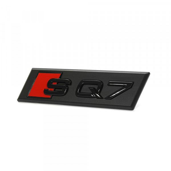 Originalt Audi emblem i svart blank til Audi SQ7 (4M) frontgrill, laget i ABS-materiale med perfekt passform