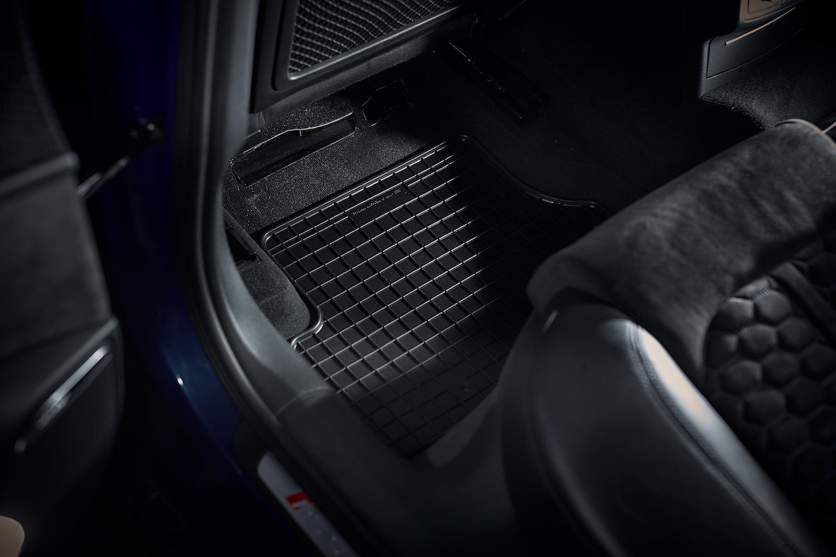 Gulvmatter Opel Corsa-e (2019-) – med sidekant på 1 cm - nærbilde