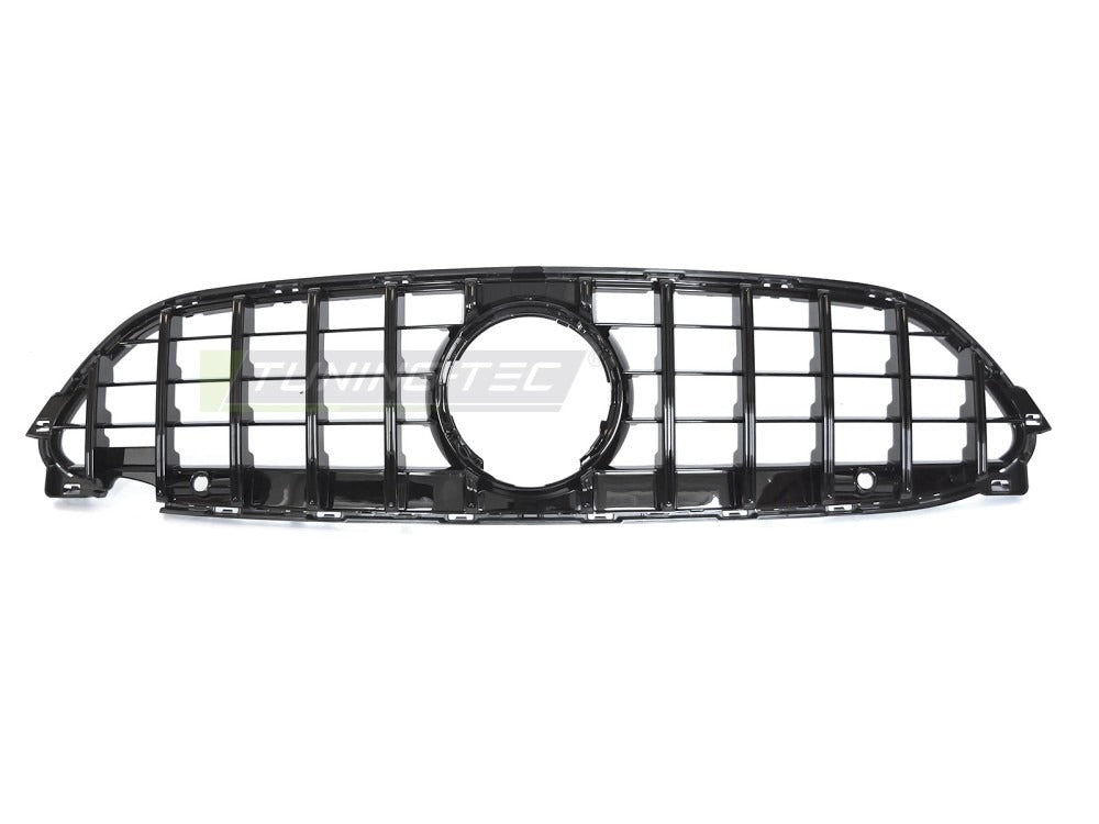 Detaljbilde av Grill CLE C236 23- sort med lamellstruktur og emblemfeste.