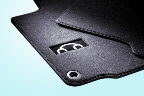 VAG OEM stoffmatter til Vw New Beetle (9C) – stoff svart satin
