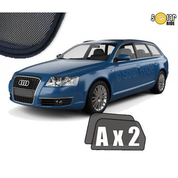 Sr solskjerm i akryl til Audi A6 C6 Avant med enkel montering og vindavviserfunksjon