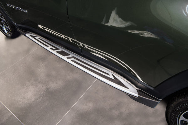 Stigtrinn Ventshield til Jeep Compass 2016- laget i aluminium og ABS, enkel montering uten boring