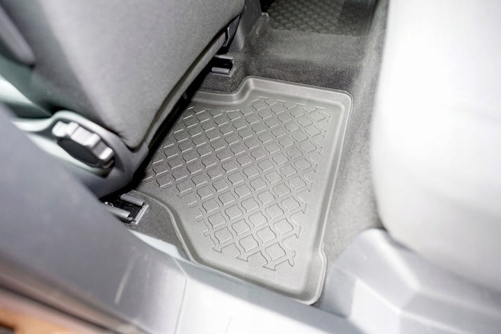 Gulvmatter Vw Caddy V (2020-) – antiskli myk plast - sett bakfra