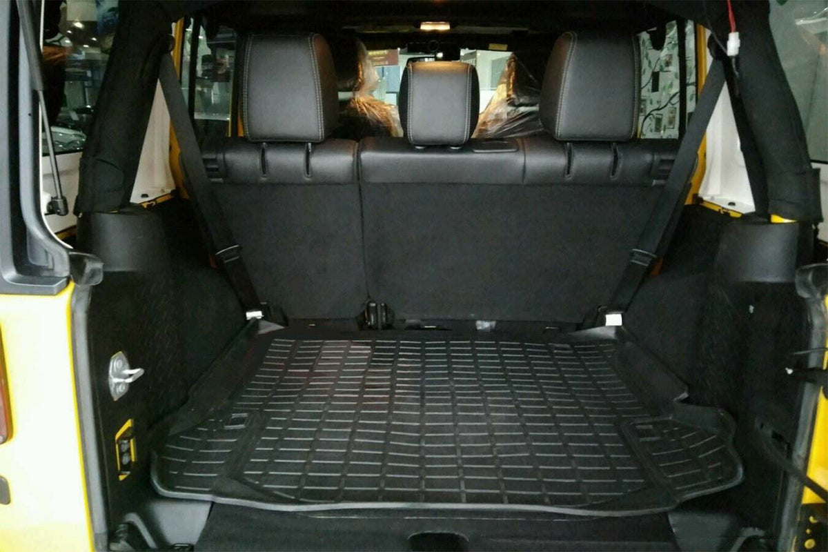 Ven-Tuning bagasjeromsmatte til Jeep Wrangler JK – TPE materiale