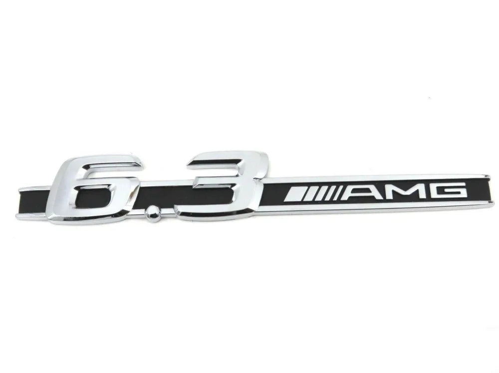 Emblem Mercedes 6.3 C (W204) Sport Chrome & Black Edition - sett bakfra
