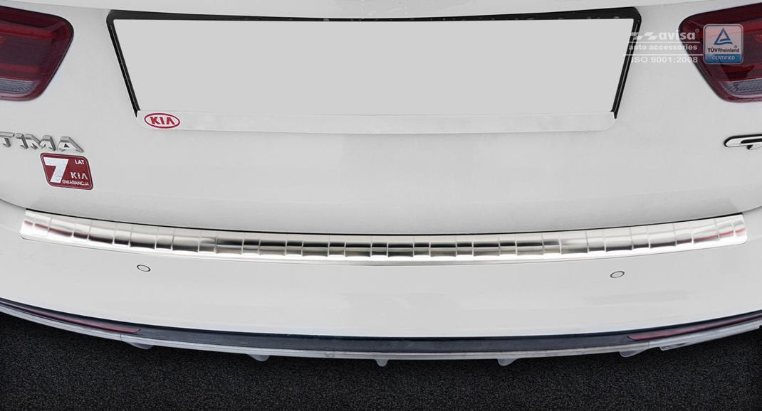 Avisa bakfangerbeskytter til Kia OPTIMA / Optima PHEV Hybrid – børstet stål