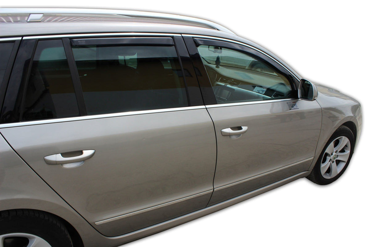Vindavviser Skoda Superb II Stasjonsvogn (2008-2015) – PMMA Plexi - detaljer