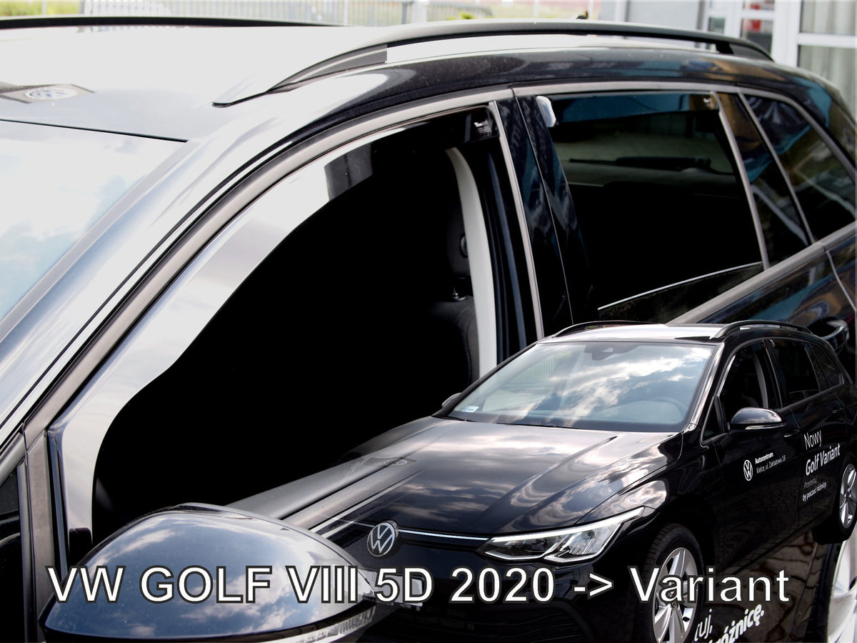 Heko vindavviser til Vw Golf VIII Variant – PMMA Plexi sotet svart